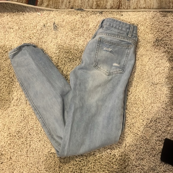 shein skinny jeans with rips - Picture 4 of 5